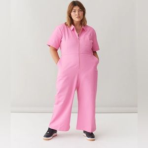 NWT Lazy Oaf Pink Jumpsuit